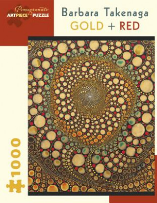 Barbara Takenaga Gold + Red 1000-Piece Jigsaw Puzzle