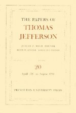 Papers of Thomas Jefferson, Volume 20