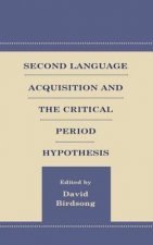 Second Language Acquisition and the Critical Period Hypothesis