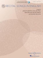 15 RECITAL SONGS IN ENGLISH