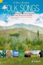 34 WELLKNOWN FOLK SONGS