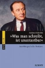 WAS MAN SCHREIBT IST UNANTASTBAR