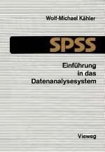 Einf hrung in Das Datenanalysesystem SPSS