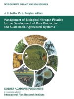 Management of Biological Nitrogen Fixation for the Development of More Productive and Sustainable Agricultural Systems