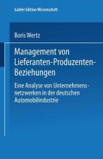 Management Von Lieferanten-Produzenten-Beziehungen