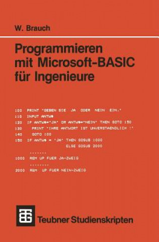 Programmieren Mit Microsoft-Basic Fur Ingenieure