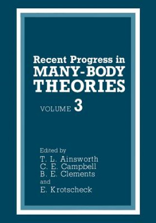 Recent Progress in Many-Body Theories