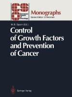 Control of Growth Factors and Prevention of Cancer