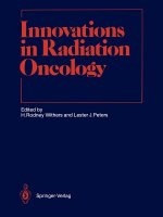 Innovations in Radiation Oncology