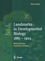 Landmarks in Developmental Biology 1883-1924
