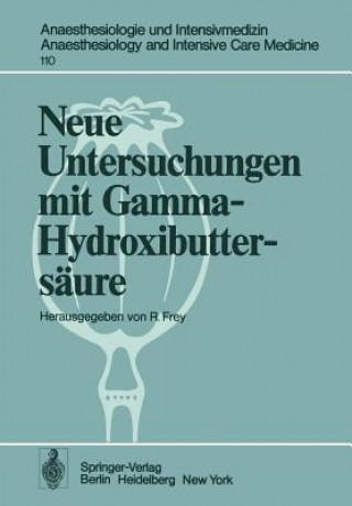Neue Untersuchungen mit Gamma-Hydroxibuttersaure
