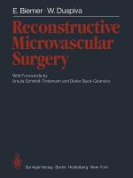 Reconstructive Microvascular Surgery