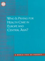 Who is Paying for Health Care in Eastern Europe and Central Asia?