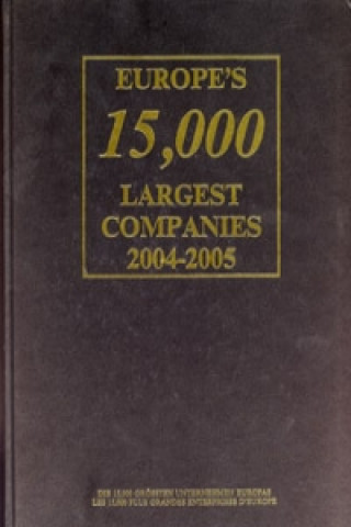 Europe's 15000 Largest Companies 2004 'Black Book'