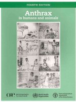 Anthrax in Humans and Animals