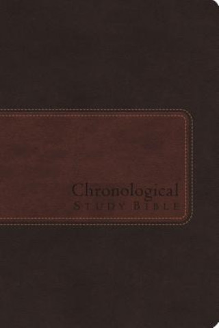 Chronological Study Bible, NIV, Leather, Brown