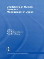 Challenges of Human Resource Management in Japan