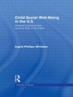 Child Social Well-Being in the U.S.