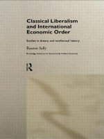 Classical Liberalism and International Economic Order