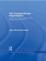Communitarian Organization