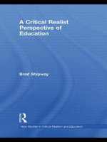 Critical Realist Perspective of Education