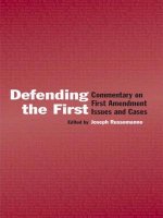 Defending the First