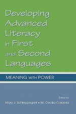 Developing Advanced Literacy in First and Second Languages