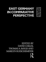 East Germany in Comparative Perspective