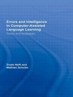 Errors and Intelligence in Computer-Assisted Language Learning