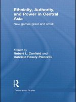 Ethnicity, Authority, and Power in Central Asia