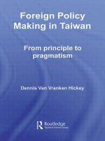 Foreign Policy Making in Taiwan
