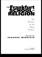 Frankfurt School on Religion