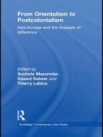 From Orientalism to Postcolonialism