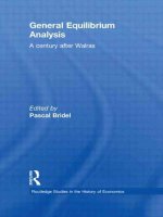 General Equilibrium Analysis
