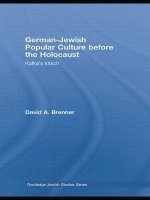 German-Jewish Popular Culture before the Holocaust