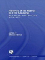 Histories of the Normal and the Abnormal