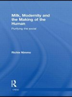 Milk, Modernity and the Making of the Human