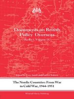 Nordic Countries: From War to Cold War, 1944-51