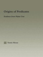 Origins of Predicates