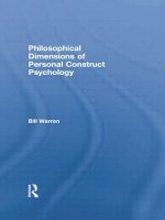 Philosophical Dimensions of Personal Construct Psychology