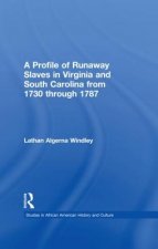 Profile of Runaway Slaves in Virginia and South Carolina from 1730 through 1787