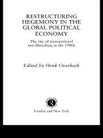 Restructuring Hegemony in the Global Political Economy