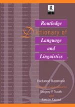 Routledge Dictionary of Language and Linguistics