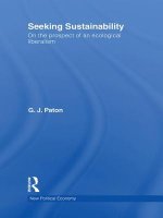 Seeking Sustainability