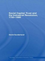 Social Capital, Trust and the Industrial Revolution