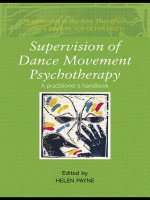 Supervision of Dance Movement Psychotherapy