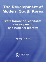 Development of Modern South Korea