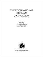 Economics of German Unification