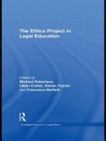 Ethics Project in Legal Education