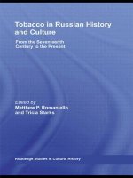 Tobacco in Russian History and Culture